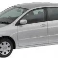 Автомобильные коврики ЭВА (EVA) для Toyota Corolla IX  седан правый руль (E120 2WD) 2002-2006 