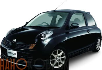 Автомобильные коврики ЭВА (EVA) для Nissan March III правый руль (3дв) (K12) 2002-2010 