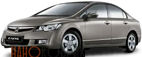Автомобильные коврики ЭВА (EVA) для Honda Civic VIII правый руль (4D седан) 2006-2012 
