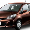 Автомобильные коврики ЭВА (EVA) для Toyota Vitz III правый руль (5дв 4WD) (XP130) 2010-2016 