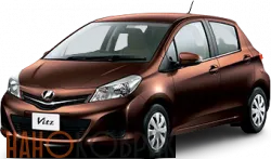 Автомобильные коврики ЭВА (EVA) для Toyota Vitz III правый руль (5дв 4WD) (XP130) 2010-2016 